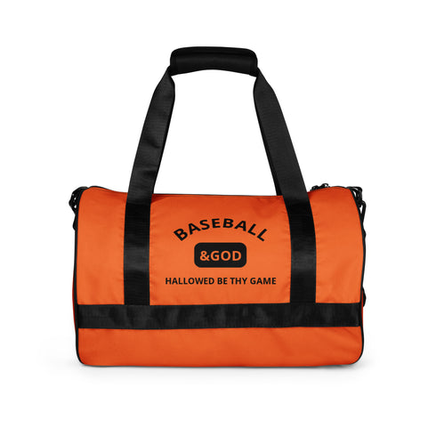 Baseball &God Onyx Gym Bag